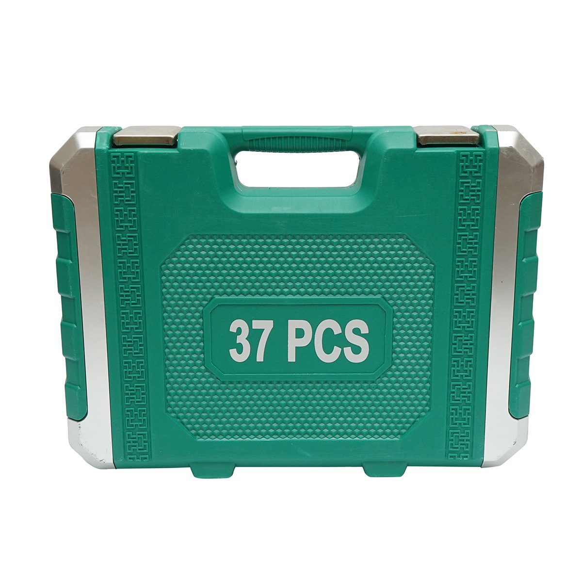 Trusa chei tubulare 1/2 8-32 mm + chei fixe combinate 8-19 mm, clichet eliberare rapida, extensie 10, articulatie universala, prize bujie 16/21, adaptor 1/2Mx3/8F, 37 piese Breckner Germany